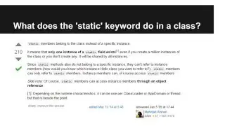 JAVA Programming Tutorials -How to use the STATIC keyword in JAVA Class - 15