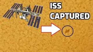 International Space Station Solar Transit Captured 