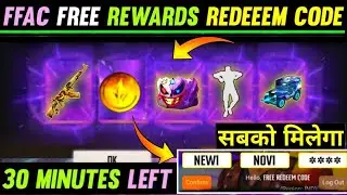 CLAIM FREE REWARDS | TODAY'S NEW REDEEM CODE FREE FIRE | FFAC 600K WATCHING REWARDS | 28 NOVEMBER