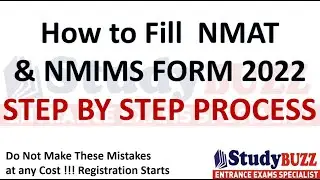 How to fill NMAT 2022 and NMIMS form? Step by Step process | Dont make these mistakes