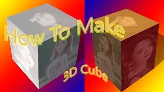 How to Make 3D Cube Photos on Adobe Ps 2018/3D ফটো ডিজাইন/3D Cube Effect