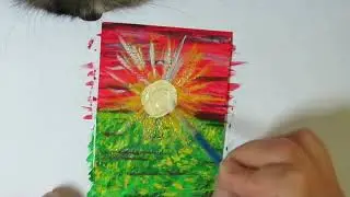 Рисуем солнышко. Интуитивное рисование