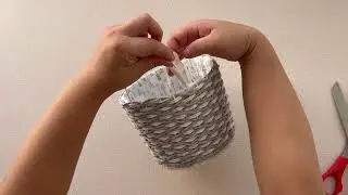 I WILL SHOW YOU AN INTERESTING WAY TO WEAVE A BASKET | CRAFTS IDEA