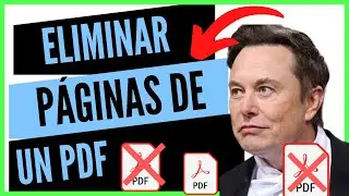 🛑Aprende a ELIMINAR PÁGINAS DE UN PDF sin descargar programas🛑