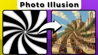 Photo Illusion diffusion - Create illusion using AI