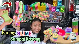 BERBURU SLIME MURAH SERIBUAN ! SLIME BIKIN SAKIT PERUT ! DICUBIT MAMA auww