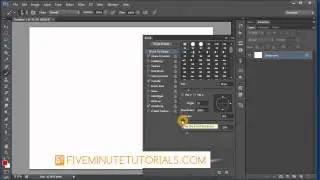 Adobe Photoshop CS6 Creating a custom sketch Brush