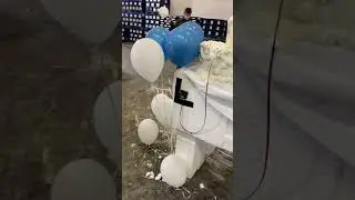 Smashing a wedding cake with a rally car 