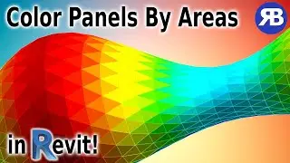 Revit Snippet: Instantly Color Curtain Panels by Areas!