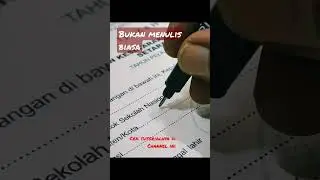 Bukan menulis biasa