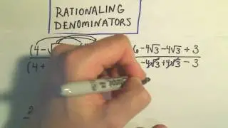 Rationalize the Denominator - Example 3