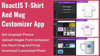 React T-Shirt And Mug Customizer App