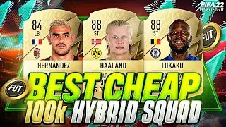 FIFA 22 | BEST POSSIBLE CHEAP OVERPOWERED 100K HYBRID EVER!✅ | 100K META TEAM | FUT 22 SQUAD BUILDER