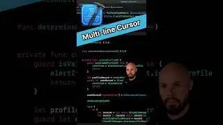 Xcode Tip - Multi-line Cursor Editing #iosdeveloper #swift #xcode