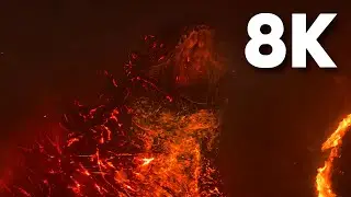 Burning Godzilla vs. King Ghidorah | Godzilla: King of the Monsters (2019) [8K Upscale]