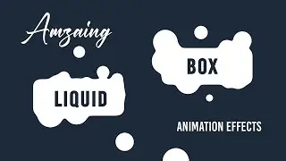 Amazing Liquid Dripping Effects using CSS & JavaScript