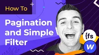 (2020)  Pagination and Simple Filter | How To - CMS Library for Webflow