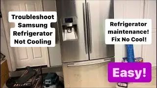 Refrigerator Not Cold.  Troubleshooting. Most Common Issues & Fixes! Samsung, LG, KitchenAid &