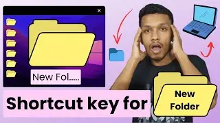 Shortcut key for new folder | how to create new folder Shortcut key | new folder ka shortcut key