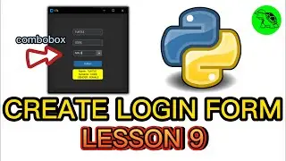 How To Create Combobox? - Python Customtkinter Lesson 9