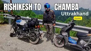 Delhi To Chamba By Hunter 350 | Day 2 | India me Tokyo drift wale road #motovlog #bikeride #re