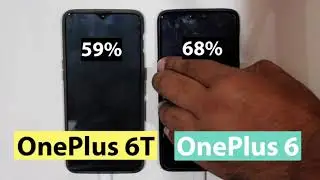 OnePlus 6T Vs OnePlus 6 Battery Test - Shocking Results 😲  | Giveaway