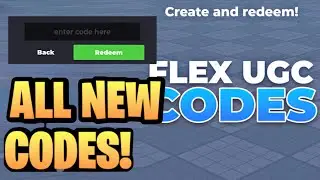 *NEW* ALL WORKING CODES FOR FLEX UGC IN SEPTEMBER 2024! ROBLOX FLEX UGC CODES