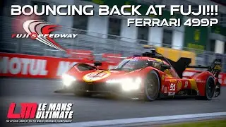 Le Mans Ultimate | giving it EVERYTHING at Fuji - Ferrari 499p