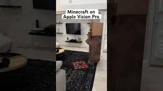 Minecraft on Apple Vision Pro