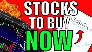 THE STOCK MARKET IS GOING CRAZY – My Watchlist For Tomorrow – Best Stocks To Buy NOW