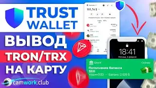 Как вывести с TRUST WALLET криптовалюту TRON TRC20 (trx) на карту в реальные деньги