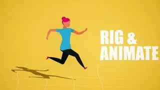 2D Character Run Cycle (After Effects Animation)