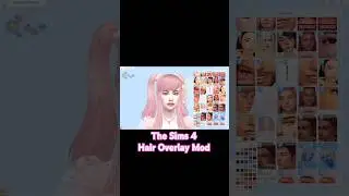 Hair Overlay Mod for The Sims 4 ✨️ #shorts