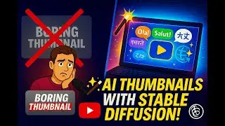 Create YouTube Thumbnails using #stablediffusion