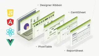 Elevate JavaScript Spreadsheets with Designer Ribbon, PivotTable, GanttSheet & ReportSheet