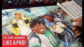 How To Color With Copic Markers Like a Pro