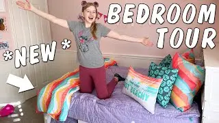 Updated Room Tour - HUGE New Bed!!