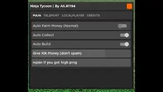 Roblox Ninja Tycoon Script - Infinite Cash | Auto Farm & More 2023