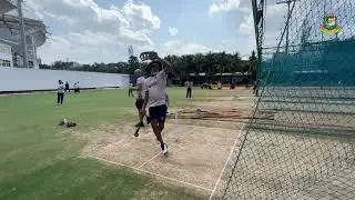 Bangladesh team training at the M. A. Chidambaram Stadium in Chennai.