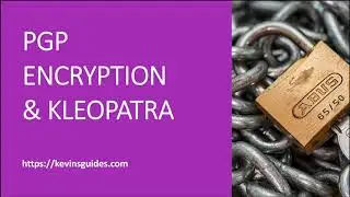 PGP and Kleopatra