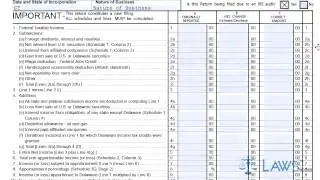 Form 1100X Amended Delaware Corporation Income Tax Return