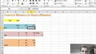 Excel Video 191 INT, LEN, and MOD