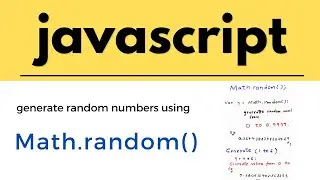 Javascript tutorial for beginners | Math.random() function | Generate random number for games