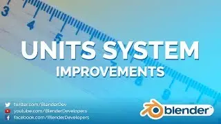 FIXED UNITS! - Blender 2.8 Alpha 2