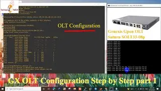 GX OLT Configuration Step by Step part 1 | Genexis Gpon OLT Saturn SOLT33 08p | Technical Hakim