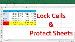 How To Lock Individual Cells and Protect Sheets In Excel