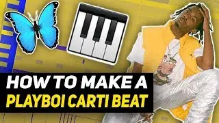 How to make a Playboi Carti type beat for Whole Lotta Red | pierre bourne tutorial in FL STUDIO