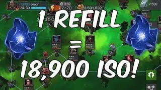 Insane ISO Farming Quick Tip! - 1 Refill = 18,900 ISO - Marvel Contest Of Champions