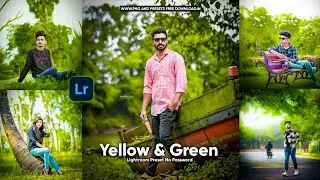 Yellow & Green Lightroom DNG & XMP Presets Free - 2023