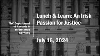 Lunch & Learn: An Irish Passion for Justice